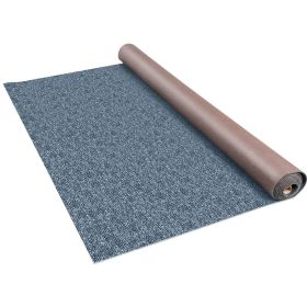 VEVOR Gray Marine Carpet 6 ft x 23 ft Boat Carpet Rugs Indoor Outdoor Rugs for Patio Deck Anti-Slide TPR Water-Proof Back Cut Outdoor Marine Carp