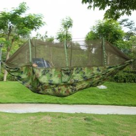 Camping Hammock, Portable Double Hammock with Net (Color: as picture)